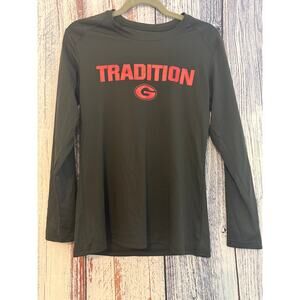 Women's Georgia Bulldog Long Sleeve Black Performance Shirt Small